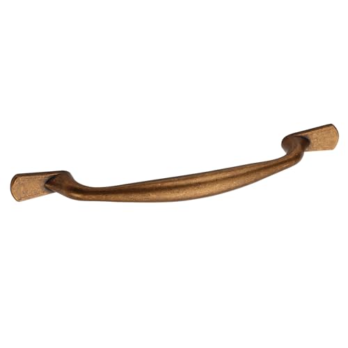 FURNIWARE 10 Stück Antiker Schrankgriffe,96 mm Bohrlochabstand Schubladengriff,Antiquitäten Brass Möbelgriff Schubladengriffe für Türen, Kommoden, Küchen, Truhen, Schränke von FURNIWARE