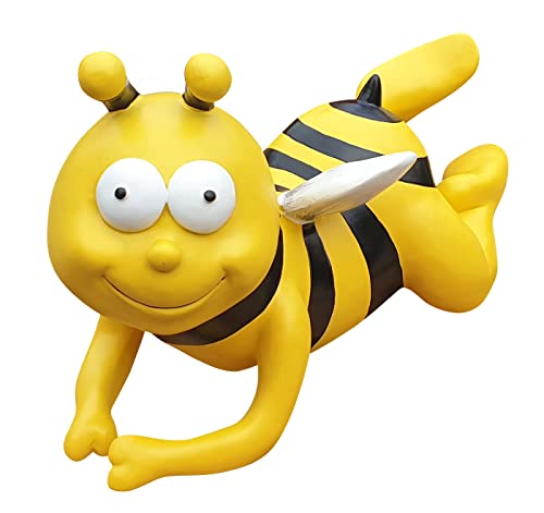 Fachhandel Plus Gartenfigur Biene fliegend lustige Deko Tierfigur Gartendeko Dekofigur von Fachhandel Plus