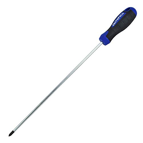 Faithfull - Pozidriv Soft-Grip-Schraubendreher 1PZ x 250mm Long Reach - FAISDPZ1L von Faithfull