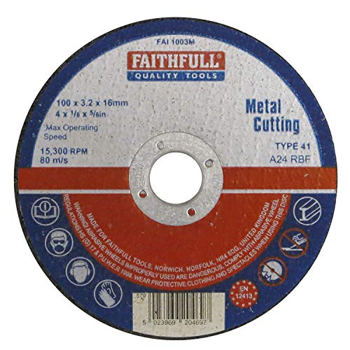 Faithfull fal1003 m Cut Off Rad 100 x 3,2 x 16 Metall von Faithfull