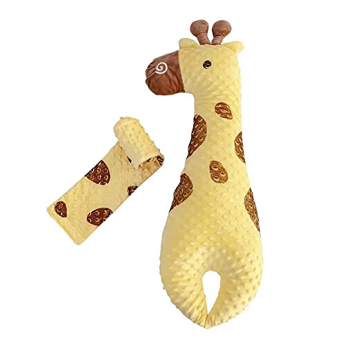 FakeFace Baby Seitenschläferkissen Kuschelkissen Kuscheltier Stillkissen Giraffe Baby Kissen Lagerungskissen Kinderzimmer Dekoration von FakeFace