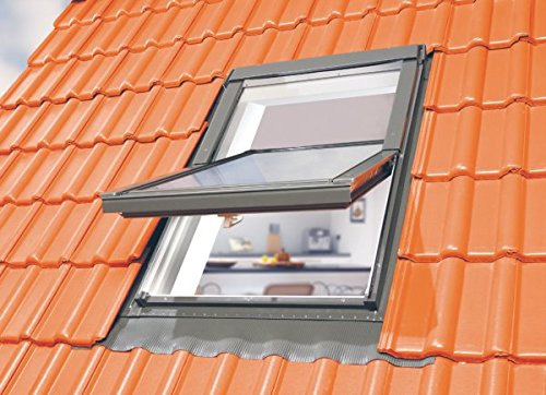 Optilight Dachfenster mit Eindeckrahmen flach & Dauerlüftung - 78x118 FAKRO Konzern von Fakro
