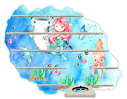 Farbklecks Collection Musikboxregal Unterwasserwelt Meerjungfrau von Farbklecks Collection