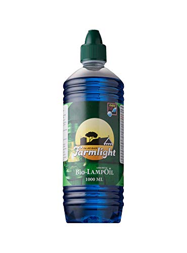 Bio Lampenöl Paraffinöl Paraffin 1Liter blau Farmlight von Farmlight