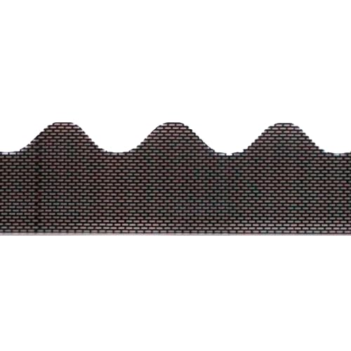 Traufenbelüftungsprofil wellenförmig, 105 cm, PVC 1 Stück Schwarz, für Wellplattenprofil 6 geeignet, optimale Fassaden- & Dachbelüftung von Fassadenprofile