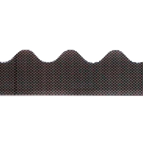 Traufenbelüftungsprofil wellenförmig, 87,3 cm, PVC 1 Stück Schwarz, für Wellplattenprofil 5 geeignet, optimale Fassaden-& Dachbelüftung, Vogelabwehr von Fassadenprofile