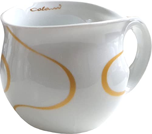 Jumbotasse Colani Kaffeetasse XXL große Tasse Jumbobecher Porzellan Colani Loop (Gold) von Faszination-Wohnen