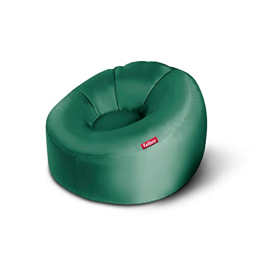 Fatboy® Lamzac 3.0 Luftsofa | Großes, aufblasbares Sofa/Liege/Bett in Jungle Green, Sitzsack mit Luft gefüllt | Outdoor geeignet | 110 x 103 x 62 cm von Fatboy