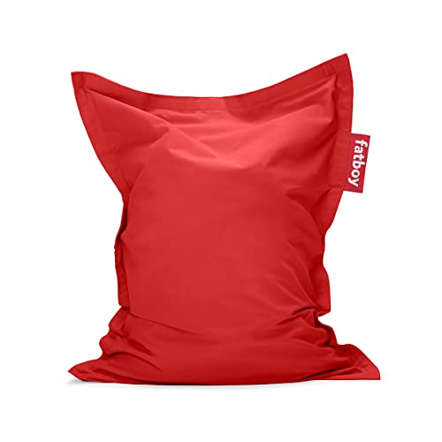 Fatboy® Junior Stonewashed red | Original Nylon-Sitzsack | Klassisches Indoor Sitzkissen speziell für Kinder | 130 x 100 cm von Fatboy