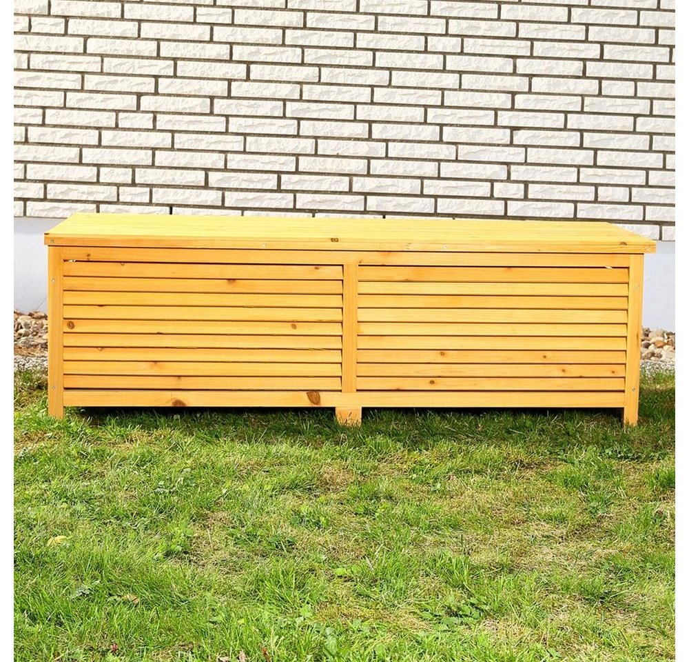 Feel2Home Auflagenbox Kissenbox Gartentruhe Gartenbox Auflagentruhe Auflagekiste Terrasse, mit Deckel von Feel2Home