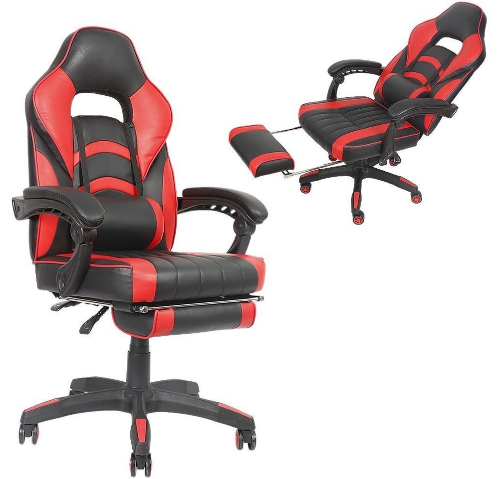 Feel2Home Gaming Chair Bürostuhl Gaming Stuhl Racing Stuhl Drehstuhl Sessel versch. Farben von Feel2Home