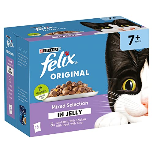 Felix Senior Mixed Selection in Gelee, 12 x 100 g von Felix