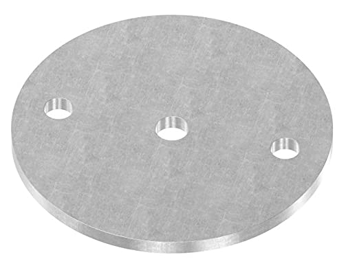 Ankerplatte | Maße: Ø 120x6 mm | Stahl (Roh) S235JR von Fenau