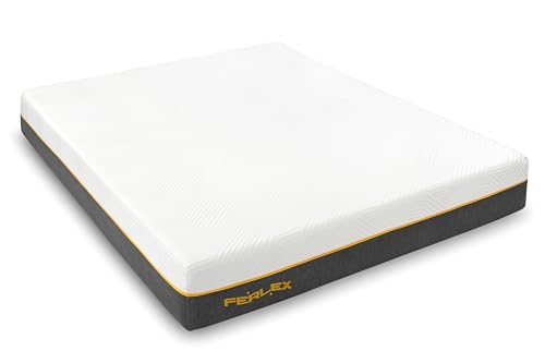 Ferlex - Memory Foam Matratze 135x200 | Höhe 24 cm | Mehrschichtig | Hohe Festigkeit | Waschbarer Bezug von Ferlex