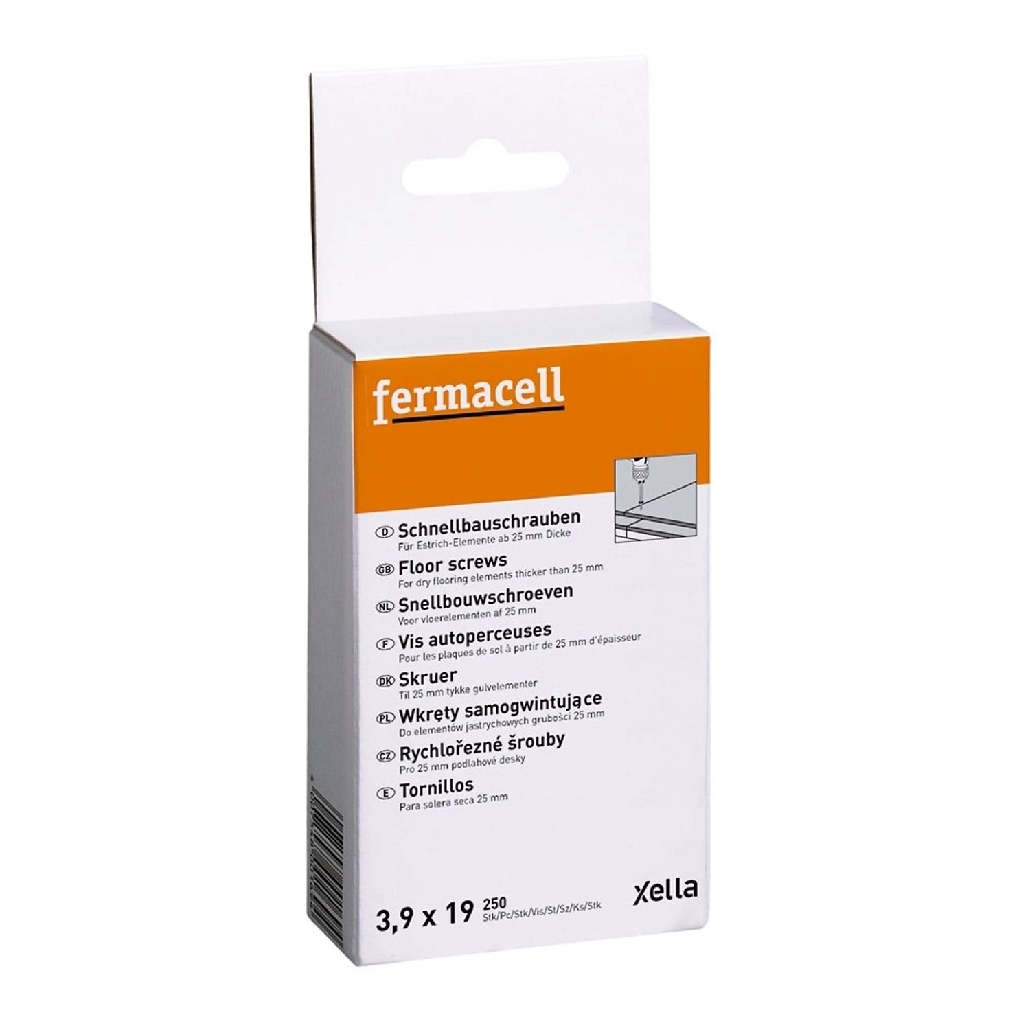 Fermacell Schnellbauschrauben 3,9 mm x 19 mm 250 Stück von Fermacell