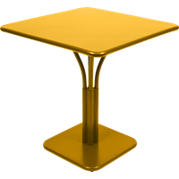 Fermob LUXEMBOURG kleiner Tisch mit massiver Platte Stahl 71x71 cm von Fermob