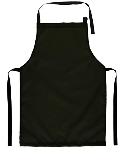 Ferocity Delux Kinderschürze Kind Malschürze Kunstkittel Kochschürze Apron Werkschürze mit einem Motiv Schwarz [074] von Ferocity