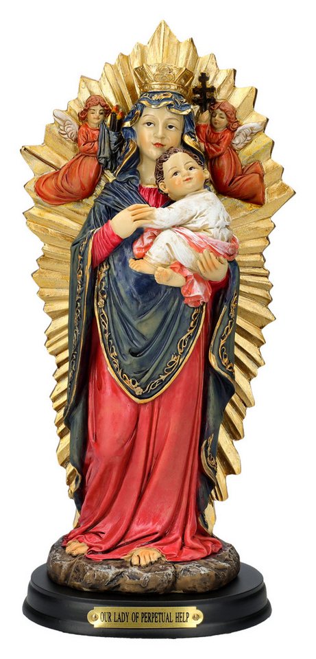 Figuren Shop GmbH Dekofigur Heiligenfigur - Madonna der immerwährenden Hilfe - christliche Dekofig von Figuren Shop GmbH