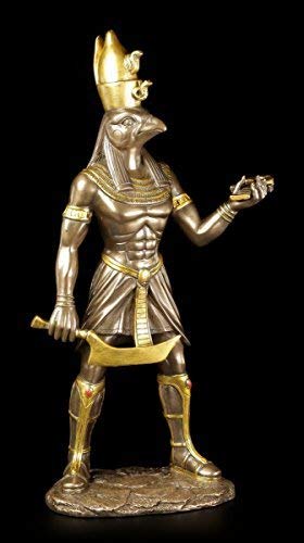 Horus Figur - Ägyptischer Krieger bronziert - Deko Ägypten Statue Gott Götter von Figuren Shop GmbH