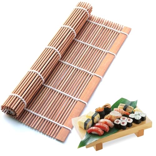 Finsink Sushi-Matte aus Bambus, 24 x 24 cm von Fitwish