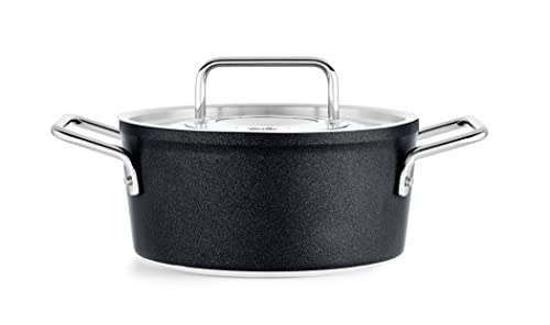 Fissler Adamant / Aluminium-Kochtopf (Ø 18 cm, 2L) Töpfe-beschichtet mit Metall-Deckel, antihaftend - Induktion von Fissler