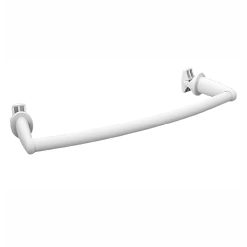 Basic Handtuchstange Handtuchhalter für Badheizkörper Länge: 340 mm. (Weiß) von FistConcept