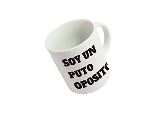 Fisura | Tasse für Kaffee und Frühstück, Kollektion Soy ein P, Geschenk für Damen und Herren, 355 ml von FISURA