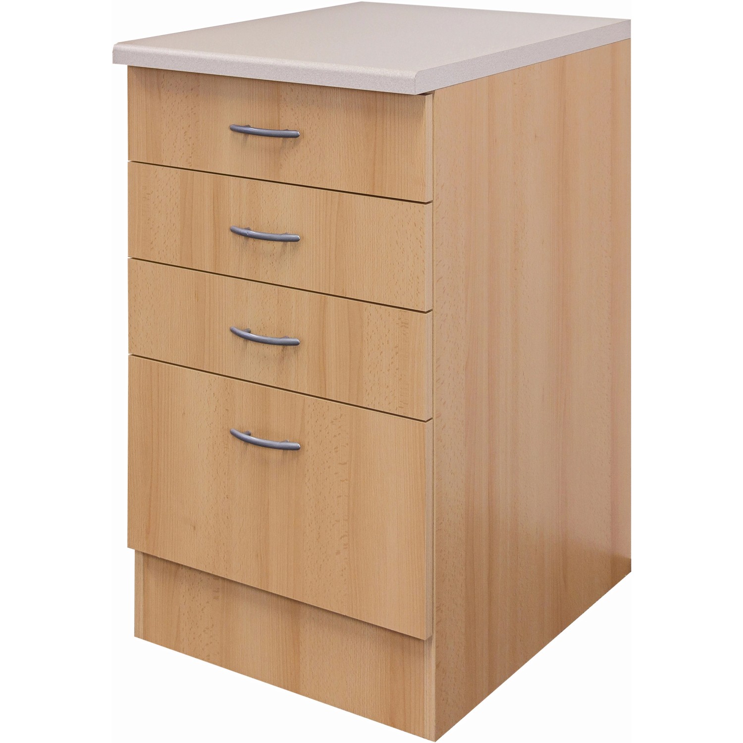 Flex-Well Classic Schubkastenschrank Nano 50 cm Buche Nachbildung von Flex-Well Classic