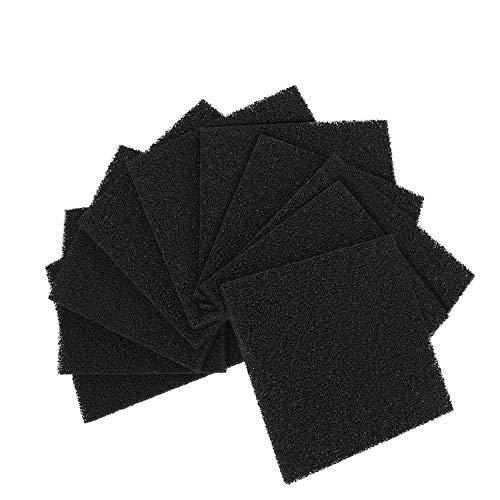 Flexzion Activated Carbon Solder Fume Extractor Filters Set of (10 Pack) - Fan Smoke Absorber Filter Replacements Square, Compatible for Flexzion 493, Valtcan 493 496 FA-400 Series Models von Flexzion