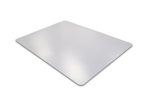Floortex Bodenschutzmatte | Bürostuhlunterlage "Ecotex evolutionmat" | 120 x 90 cm | aus verbessertem Polymer mit bis zu 50 % recyceltem Inhalt | transparent | rechteckig | für harte Böden von Floortex