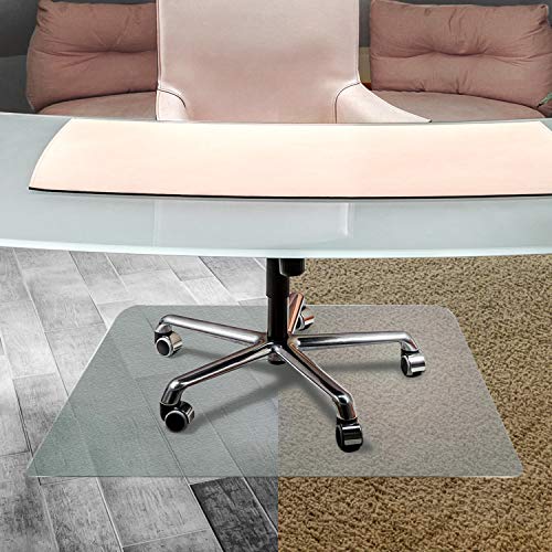 Floortex Bodenschutzmatte | Bürostuhlunterlage "anti-rutsch unomat" | 120 x 134 cm | aus Original-Floortex-Polycarbonat von Floortex