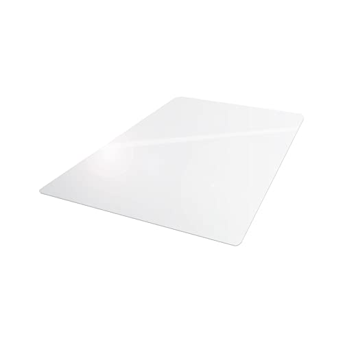 Floortex Bodenschutzmatte | Bürostuhlunterlage ultimat | 119 x 89 cm | aus Original-Floortex-Polycarbonat | transparent | rechteckig | für nieder- & mittelflorige Teppichböden von Floortex