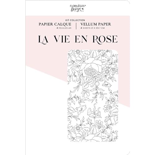 Florilèges Design, Papier, rosa, Format DIN A4 von Florilèges Design