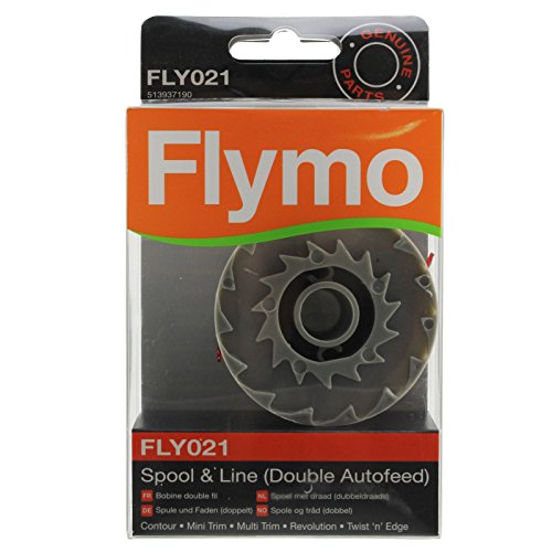 Original FLYMO Power Trim 500 700 Strimmer Spule & Leine Doppelter Vorschub (FLY021) von Flymo