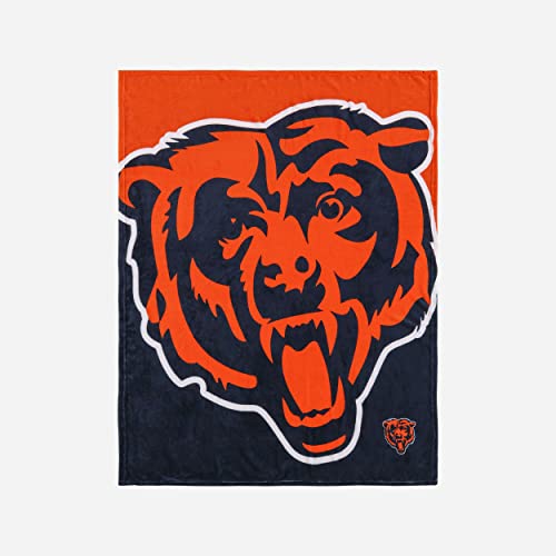 Foco Chicago Bears NFL Supreme Slumber Plush Throw Decke - Stück von Foco