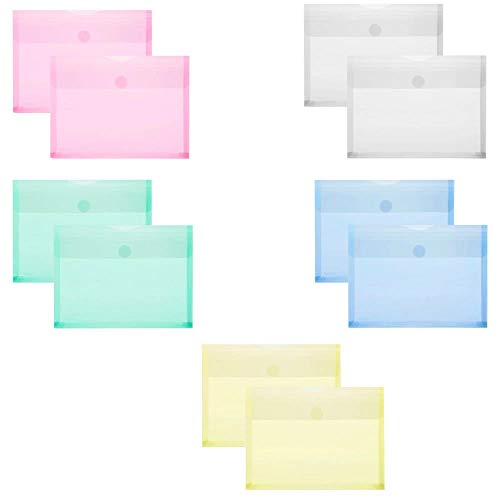 10 FolderSys Umlauftaschen farbsortiert glatt DIN A5 von FolderSys