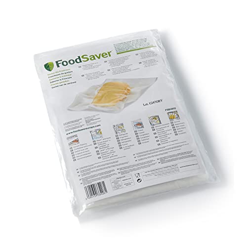 Foodsaver FSB4802-I Vakuumbeutel 48 Stück 20.7x29.2 cm / Folienbeutel für lebensmittel / vakuumierer von FoodSaver