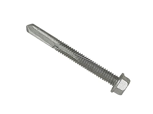 TechFast Roofing Sheet to Steel Hex Screw No.5 Tip 5.5 x 100mm Box 100 von Forgefix