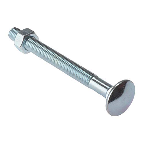 Carriage Bolt & Nut ZP M8 x 200mm Bag 10 von Forgefix