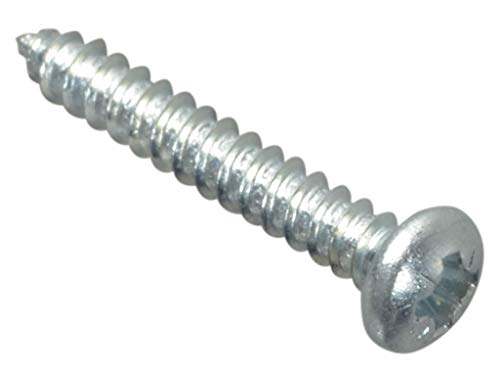 Self-Tapping Screw Pozi Compatible Pan Head ZP 3/4in x 4 ForgePack 50 von Forgefix