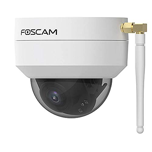 Foscam D4Z 4 MP Dual-Band WLAN PTZ Dome Überwachungskamera mit 4-Fach optischem Zoom, inkl. 64GB SD Karte, Wetterfest IP66 und vandalismusgeschützt IK10, Nachtsicht bis 20 m, Menschenerkennung von Foscam