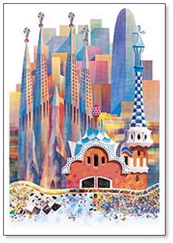 Barcelona Sagrada Familia Kühlschrankmagnet von Foto Magnets