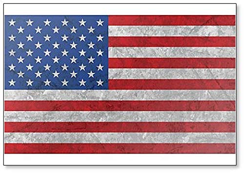 Klassischer Kühlschrankmagnet mit USA-Flagge von Foto Magnets