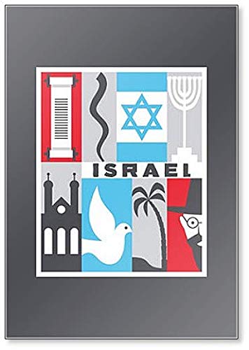Kühlschrankmagnet, Motiv"israelische Hintergrund" von Foto Magnets