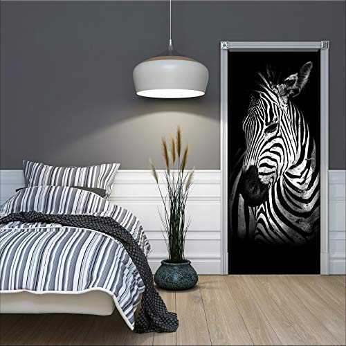 ForWall Fototapete Tür Vlies Türfototapete - Zebra Vet (211 cm. x 91cm.) AMF11767VET Türtapete TürPoster von Fototapete Consalnet