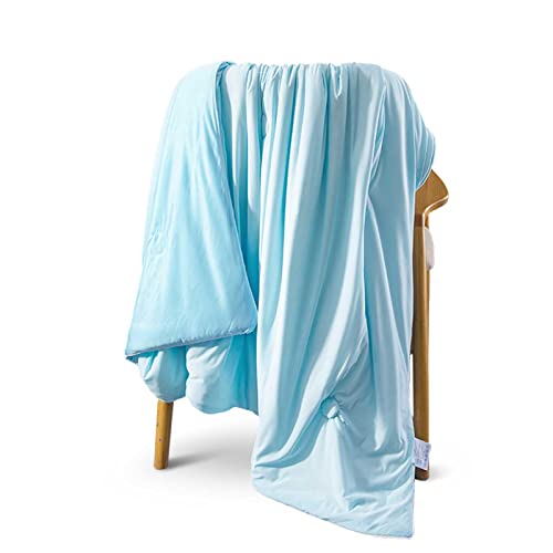 Fouriding Sommer Kühlung Bettdecke, Kühlung Decke Bettdecke mit doppelseitigen für Bett Sofa, weicher Stoff atmungsaktiv Kühlung Faser Bettdecke für Erwachsene Kinder (Blau, 150x200cm) von Fouriding