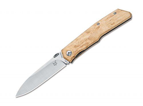 Fox Knives Terzuola 525 Birchwood Taschenmesser Beige, Klingenlänge: 9 cm, 01FX118 von Fox Knives