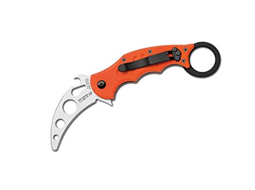Fox Knives Unisex – Erwachsene Folding Karambit Trainer Messer, orange, 17,5 cm von Fox Knives