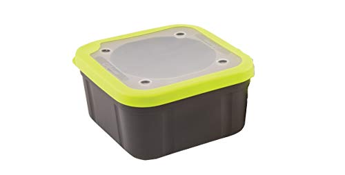 Fox Matrix Grey Lime Bait Boxes Solid Top - Köderbox für Angelköder, Angelbox für Köder zum Stippangeln & Feederangeln, Volumen:1.1 Pint (0.625 Liter) von Fox