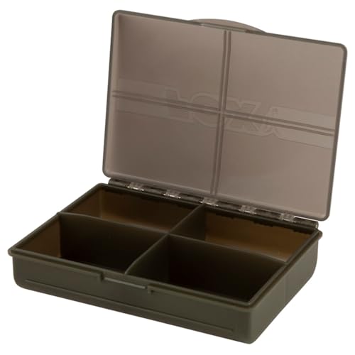 Fox Edges Internal 4 Compartment Box Standard - Kleinteilebox für Karpfenzubehör, Tacklebox, Angelbox, Zubehörbox, Box von Fox